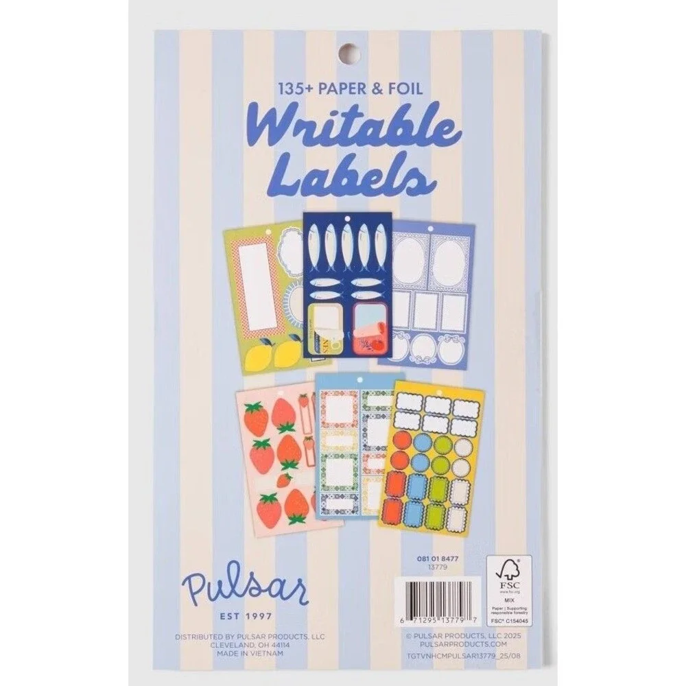 Writable Labels 135+ Paper & Foil Labels